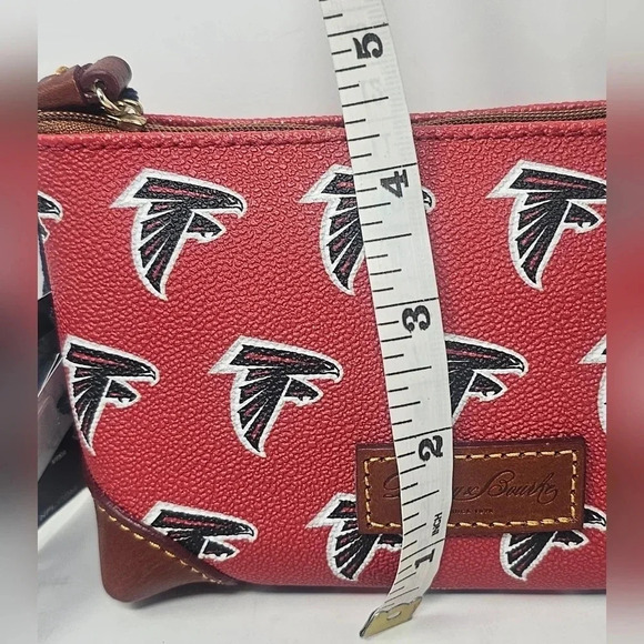 Dooney & Bourke Atlanta Falcons Cosmetic Bag Zippered Pouch 6.5 X 4 X 2 NWT - Picture 12 of 12